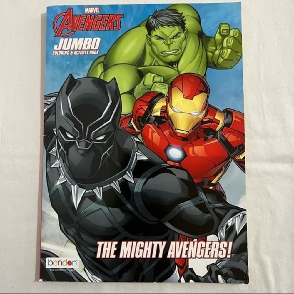 Marvel Avengers Jumbo Coloring & Activity Book The Mighty Avengers